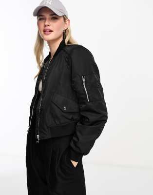 Bomber jacket womens pull hotsell and bear