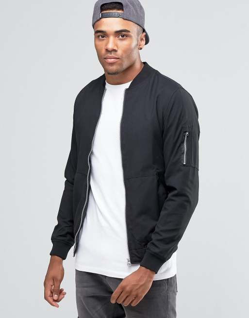 Pull and bear hot sale bomber jacket asos