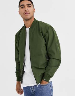 pull and bear green jacket