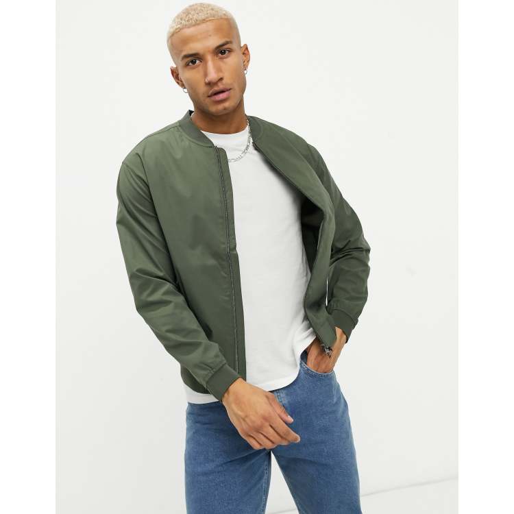 Pull and bear outlet bomber jacket asos