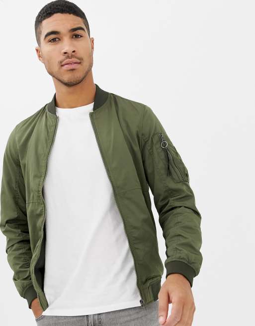 Pull&Bear Bomber Kaki ASOS