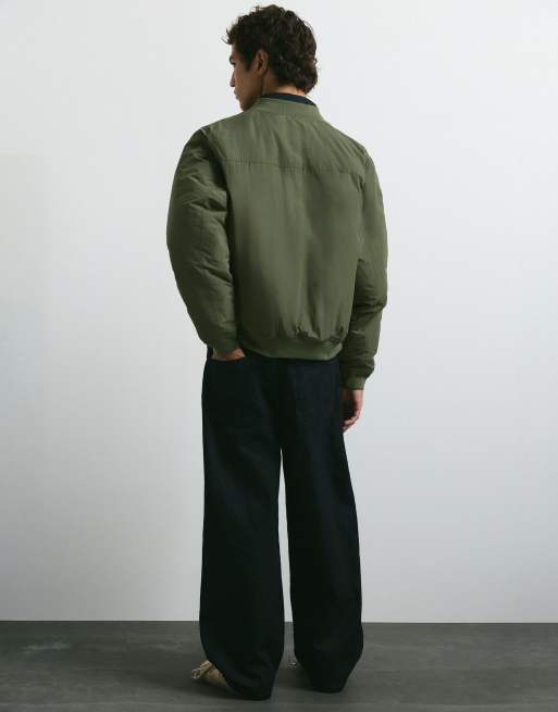 Pull&Bear bomber matelassé kaki, 2 de 7
