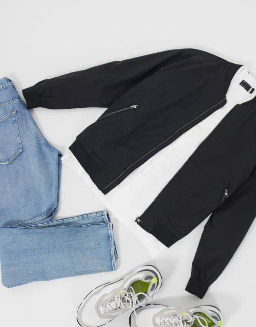 Pull&Bear - Bomber nero, 3 di 4