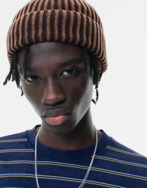 Pull&Bear - Bonnet - Marron délavé - view 1