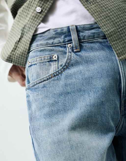 Pull&Bear Boot-cut jeans in medium blue, 3 of 7