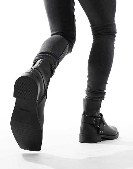 pull and bear biker boots