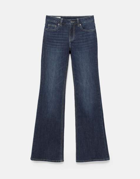 Pull&Bear bootcut-jeans i navy - view 1