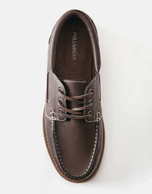 Pull&Bear bootschoenen in bruin, 4 van 4