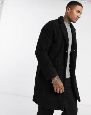 black borg long coat