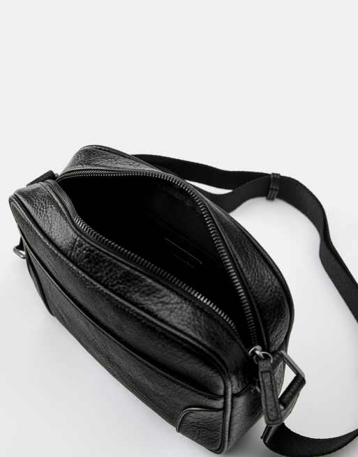 Pull&Bear borsa a tracolla casual nera, 4 di 4