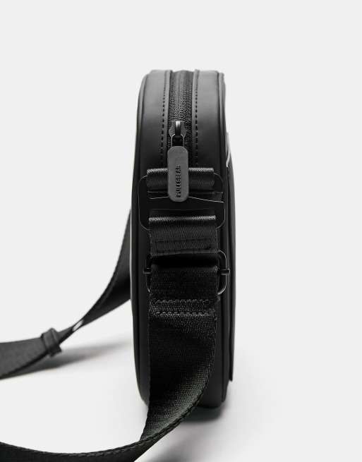 Pull&Bear - Borsa a tracolla gommata nera, 4 di 4