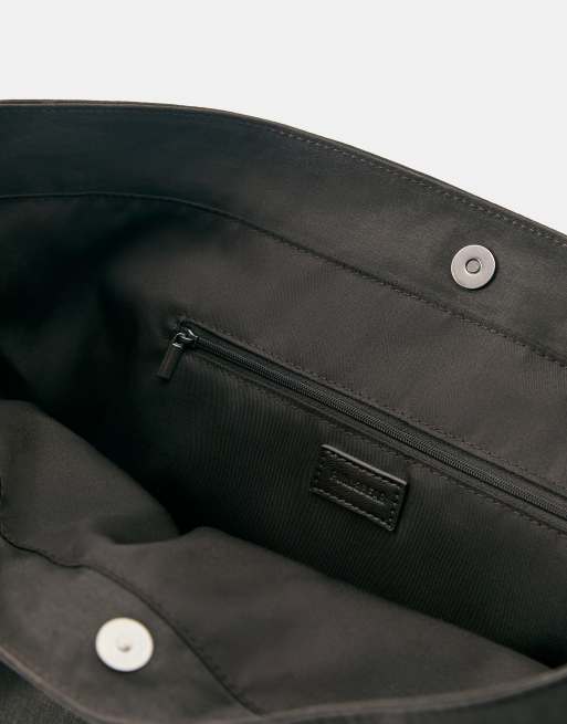Pull&Bear borsa shopper con fibbia marrone, 5 di 5