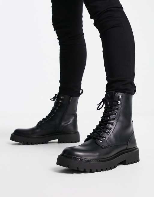 Bottes militaires 2024 femme cuir