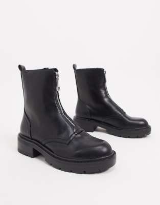 bottines vernies fermeture eclair