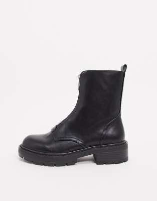 bottines vernies fermeture eclair