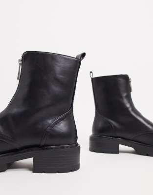 bottines vernies fermeture eclair