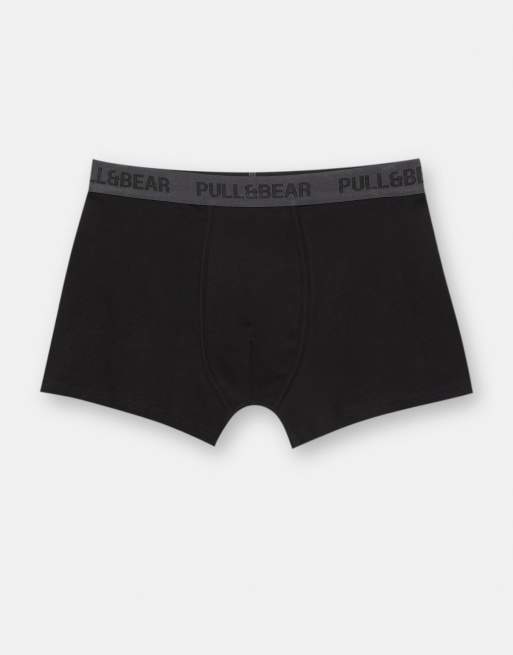 Pull&Bear – Boxershorts med rosa midjeband, 3-pack, 2 av 4