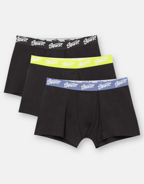 Pull&Bear – Boxershorts med STWD-logga, 3-pack - view 1