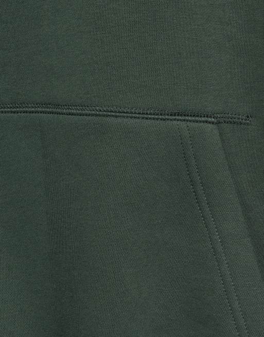 Pull&Bear Boxy fit hoodie in bottle green, 6 of 7