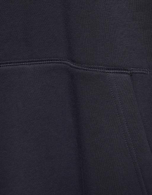 Pull&Bear Boxy fit hoodie in navy, 6 of 7