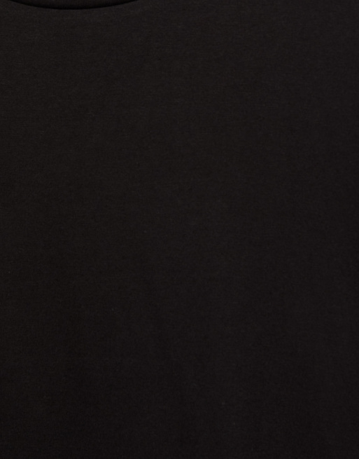 Pull&Bear boxy fit langærmet T-shirt i sort, 7 af 7