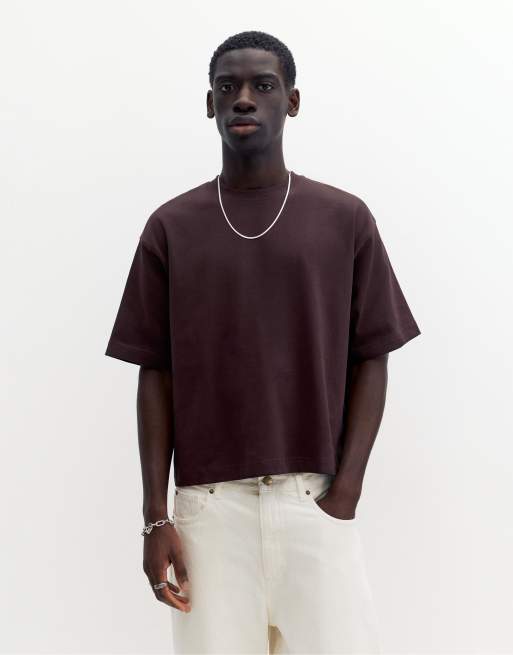 Pull&Bear boxy oversized short sleeve t-shirt in ash, 2 of 4