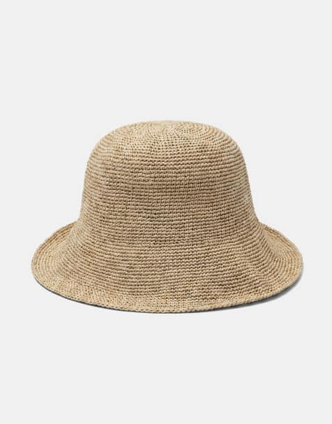 Pull&Bear Braided hat in butter - view 1