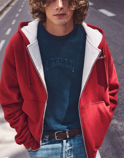 Pull&Bear brauner Gürtel in Lederoptik mit Nähten, 2 von 4