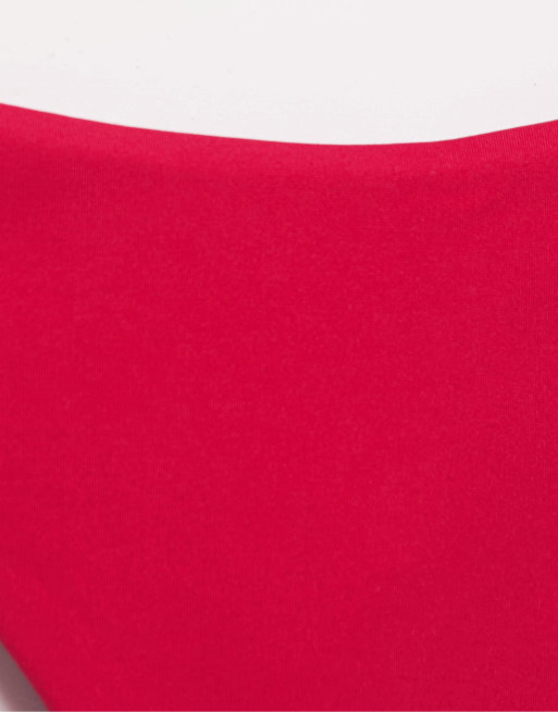 Pull&Bear - Brazilian bikinibroekje in rood, 3 van 3