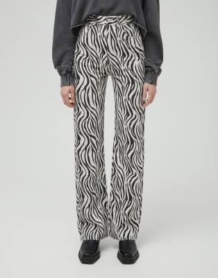 Pull\u0026Bear - Broek met zebraprint | ASOS