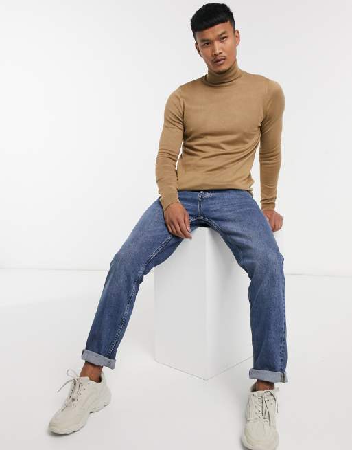 Pull&Bear – Brun polotröja, 4 av 4