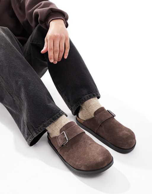 Pull&Bear - Brune slide on-mules