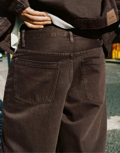 Pull&Bear - Brunt sæt i denim - view 1