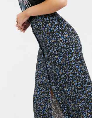 pull and bear midi skirt