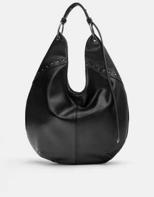 Pull & Bear - Cabas à clous - Noir