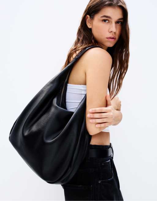 Pull&Bear - Cabas en similicuir - Noir, 3 de 3