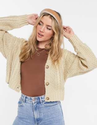 pull and bear knit cardigan