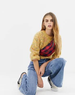 Pull and bear 2025 yellow jumper