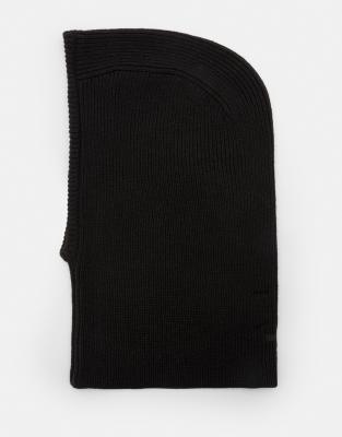 Pull & Bear - Cagoule en maille - Noir