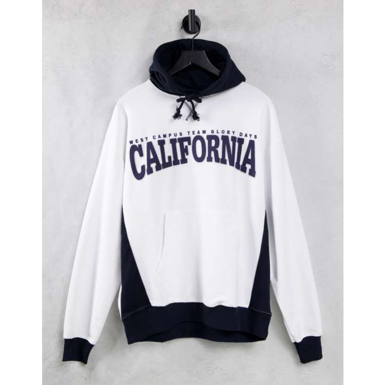 Grey San Francisco varsity hoodie - PULL&BEAR