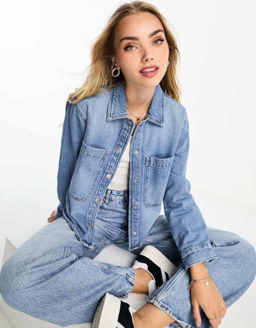 Maniche Corte Camicie Pull And Bear Donna Pull&Bear Camicia Di
