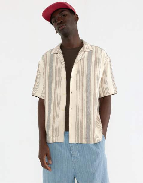 Pull&Bear - Camicia rustica a righe - view 1