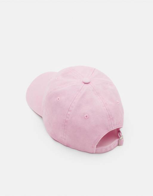 Pull&Bear - Cappellino rosa con ricamo Amalfi, 3 di 4