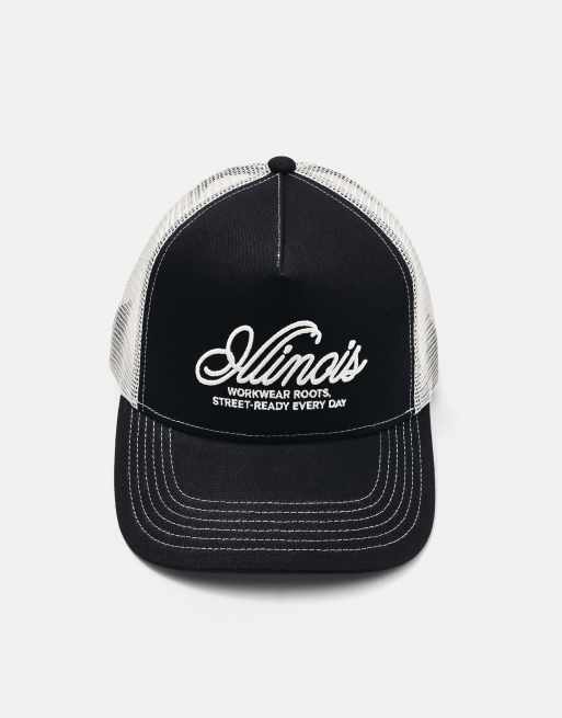 Pull&Bear cappellino trucker nero Illinois, 2 di 5