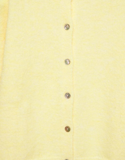 Pull&Bear cardigan a maniche corte giallo, 5 di 6