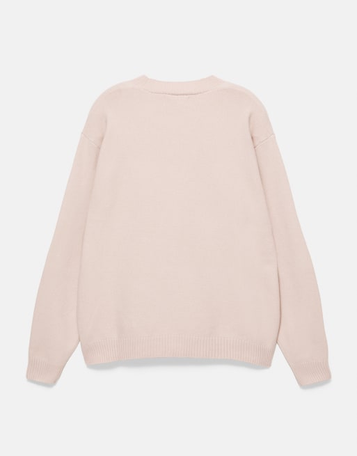 Pull&Bear cardigan basic rosa, 6 di 6