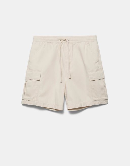 Pull&Bear Cargo bermuda shorts in beige, 6 of 7