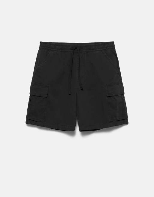 Pull&Bear – Cargo-Bermudashorts in Schwarz, 6 von 7