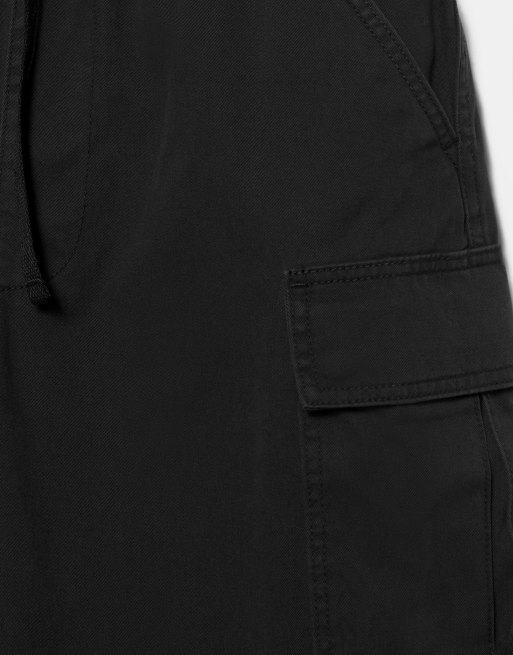 Pull&Bear – Cargo-Bermudashorts in Schwarz, 7 von 7
