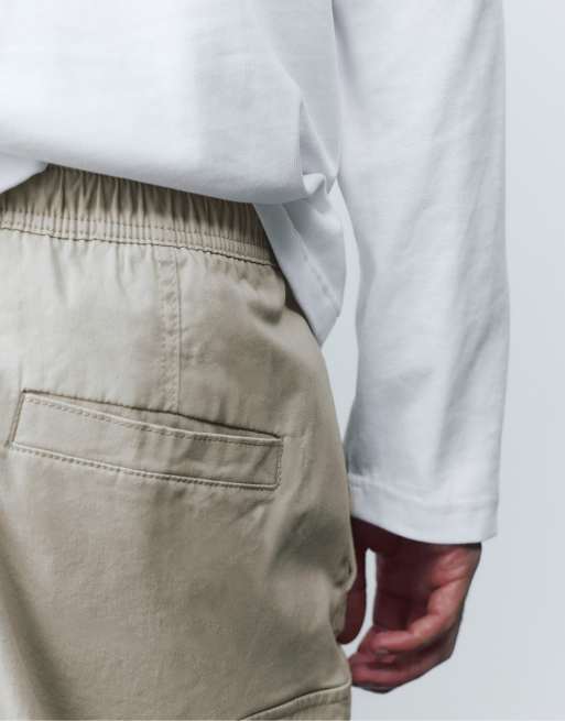 Pull&Bear Cargo-Jogginghose in Stein, 5 von 7